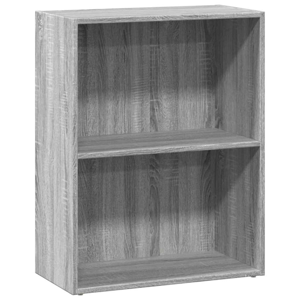 Βιβλιοθήκη Γκρι Sonoma 60x30x77 εκ. από Επεξεργ. Ξύλο - Pakobazaar