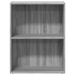 Βιβλιοθήκη Γκρι Sonoma 60x30x77 εκ. από Επεξεργ. Ξύλο - Pakobazaar