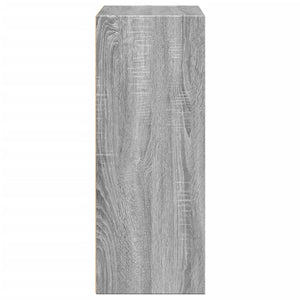 Βιβλιοθήκη Γκρι Sonoma 60x30x77 εκ. από Επεξεργ. Ξύλο - Pakobazaar
