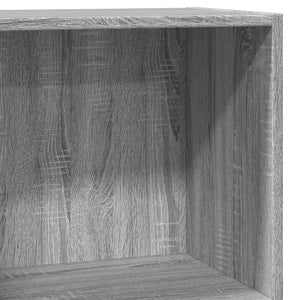Βιβλιοθήκη Γκρι Sonoma 60x30x77 εκ. από Επεξεργ. Ξύλο - Pakobazaar