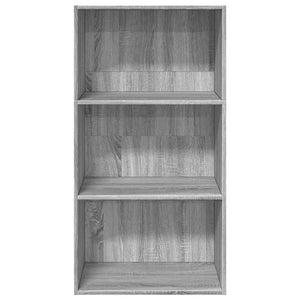 Βιβλιοθήκη Γκρι Sonoma 60x30x114 cm Ξύλινη κατασκευή