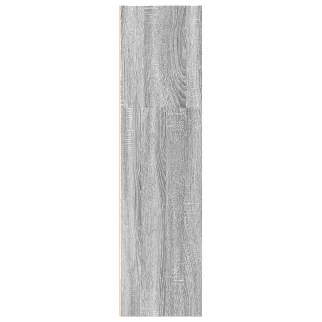 Βιβλιοθήκη Γκρι Sonoma 60x30x114 cm Ξύλινη κατασκευή