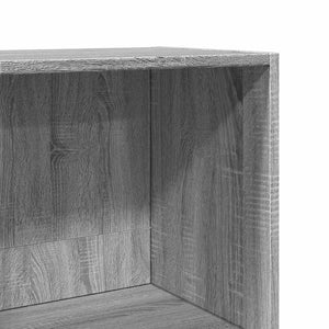 Βιβλιοθήκη Γκρι Sonoma 60x30x114 cm Ξύλινη κατασκευή