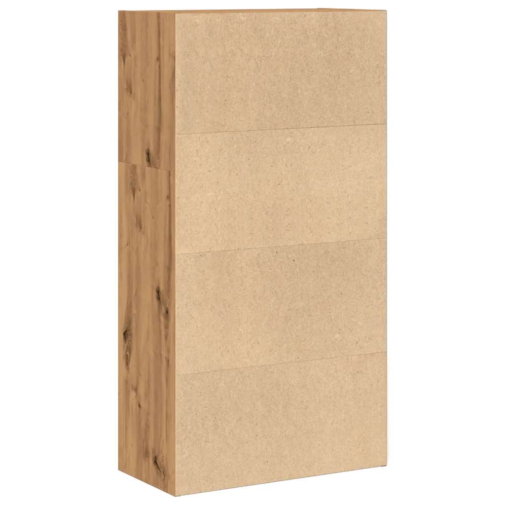 Βιβλιοθήκη Δρυς Αρτιζίας 60x30x114 cm Ξύλινη κατασκευή - Pakobazaar