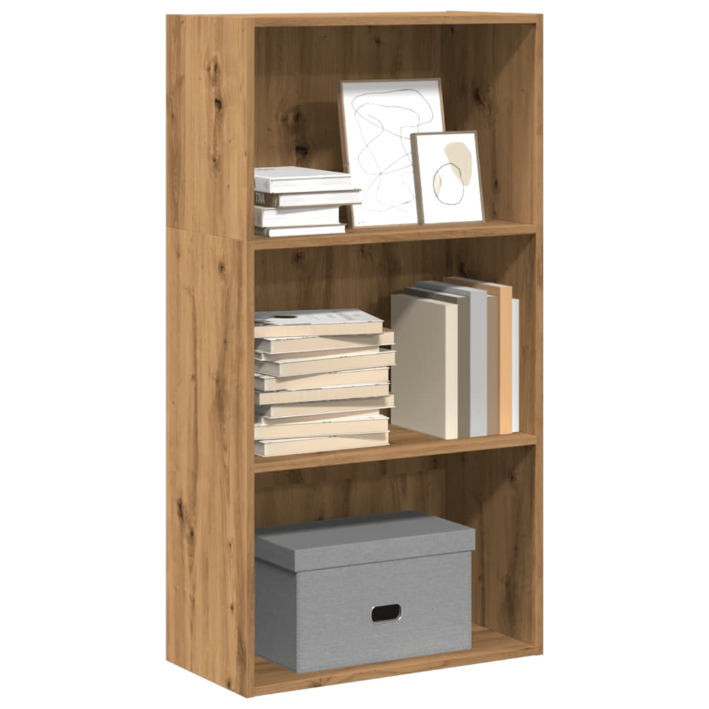 Βιβλιοθήκη Δρυς Αρτιζίας 60x30x114 cm Ξύλινη κατασκευή - Pakobazaar