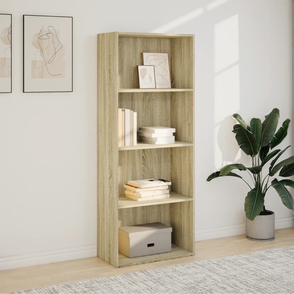 Βιβλιοθήκη Sonoma Δρυς 60x30x152 εκ. από Επεξεργασμένο Ξύλο