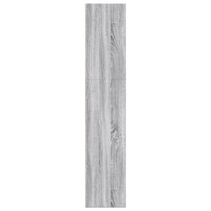 Βιβλιοθήκη Γκρι Sonoma 60x30x152 εκ. από Επεξεργασμένο Ξύλο