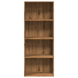 Βιβλιοθήκη Αρτισιανή Δρυς 60x30x152 εκ. από Επεξεργασμένο Ξύλο - Pakobazaar