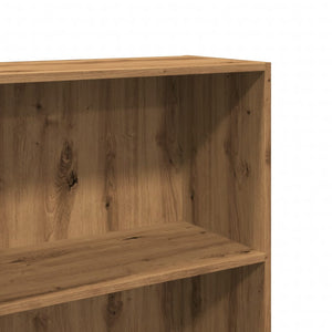 Βιβλιοθήκη Αρτισιανή Δρυς 60x30x152 εκ. από Επεξεργασμένο Ξύλο - Pakobazaar