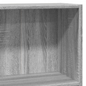 Βιβλιοθήκη Γκρι Sonoma 80x30x77 εκ. από Επεξεργ. Ξύλο