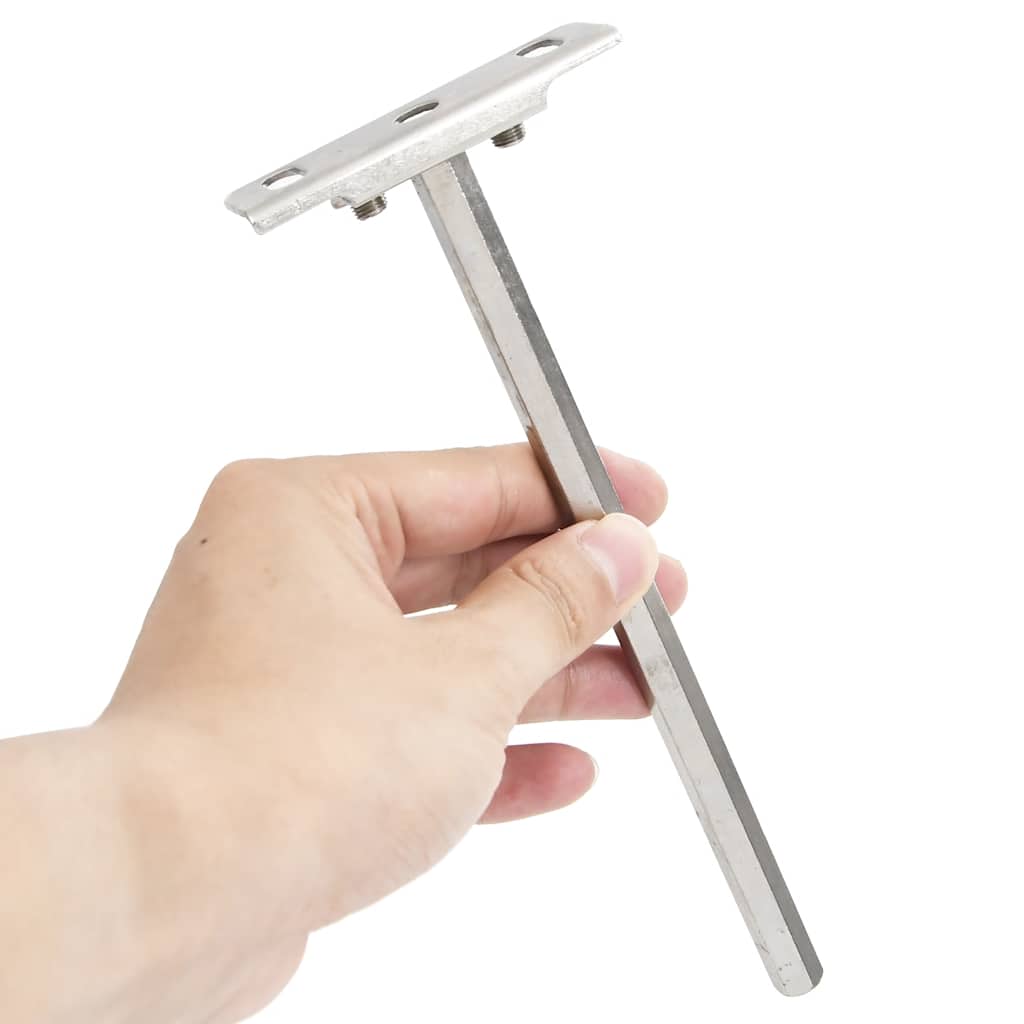 Πλωτά στηρίγματα ραφιών 12 τεμ. Ø12x200 χιλ. Ανθρακοχάλυβας - Pakobazaar