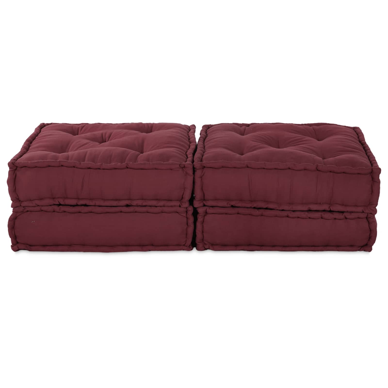 Μονάδα Μοντέρνου Καναπέ 2 pcs Καφετί 140 x 70 x 36 εκ Ύφασμα
