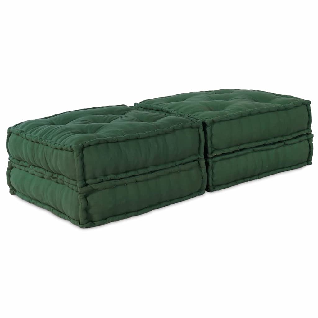 Μονάδα Μοντέρνου Καναπέ 2 pcs Πράσινο 140 x 70 x 36 εκ Ύφασμα - Pakobazaar