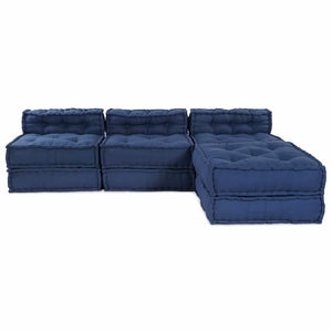 Μονάδα Μοντέρνου Καναπέ Ύφασμα Ινδικο 210 x 140 x 56 εκ.