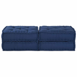 Μονάδα Μοντέρνου Καναπέ 2 pcs Ινδικο 140 x 70 x 36 εκ Ύφασμα - Pakobazaar