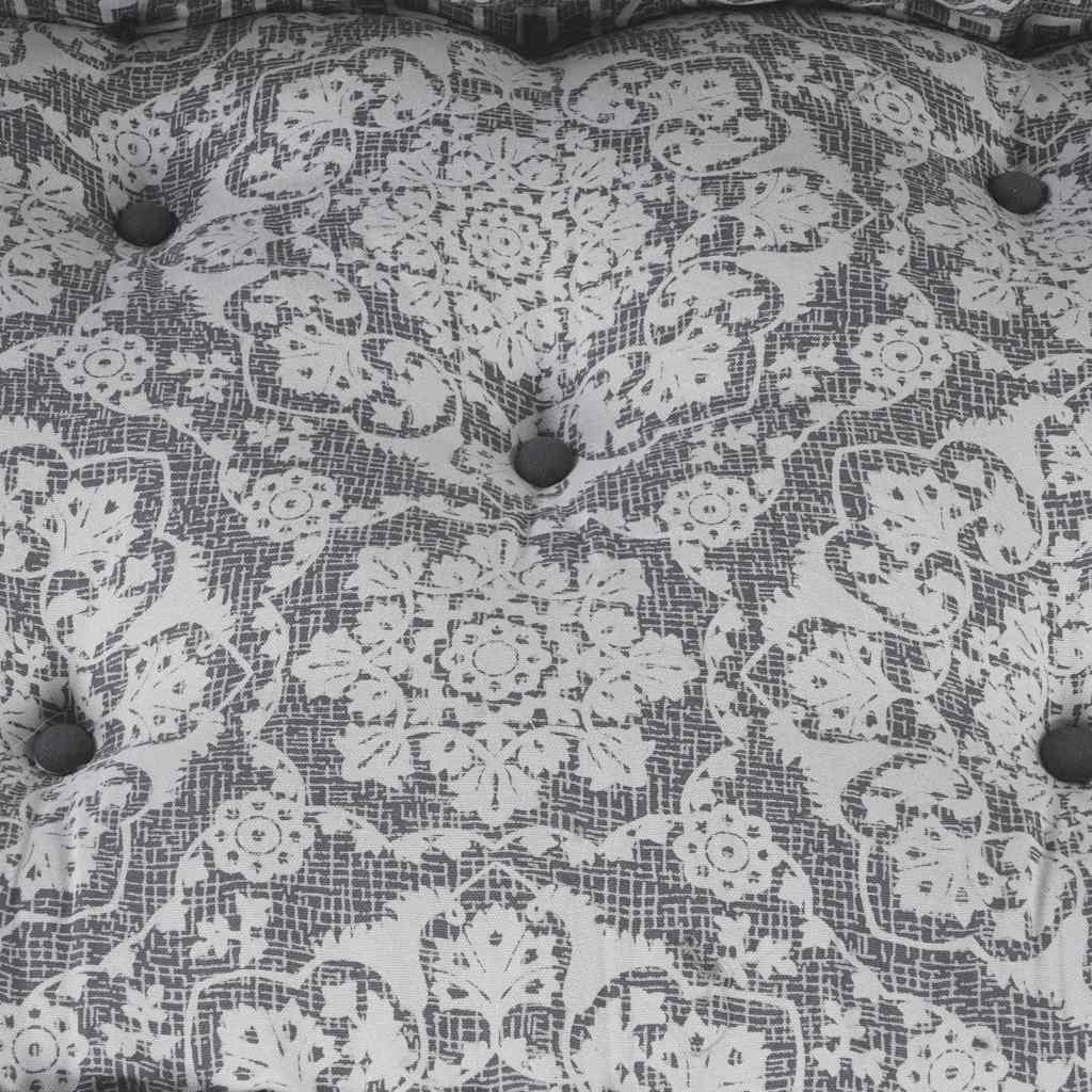 Μοδάτος Καναπές Patchwork 4 pcs Ανοιχτό γκρι ύφασμα