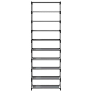 Ράφι παπουτσιών 10επιπέδων γκρι 54x28x158 cm μη υφασμένο ύφασμα