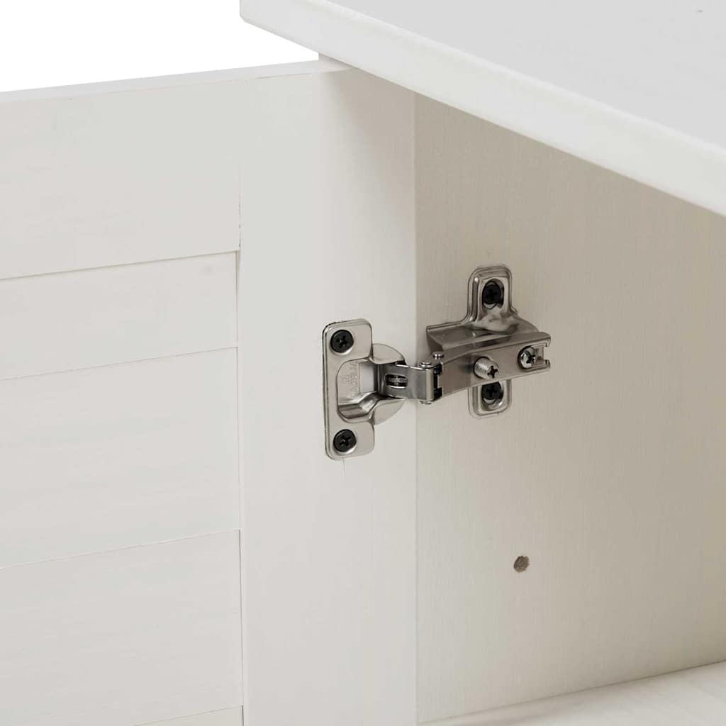 Ντουλάπι Μπάνιου VIGO Λευκό και Αντίκα Λευκό 68 x 34 x 110 εκ.