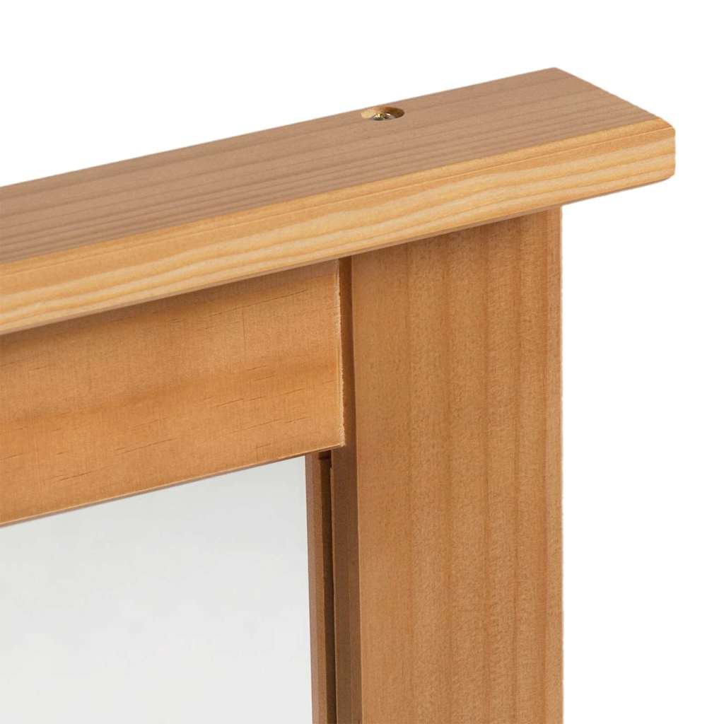 Καθρέφτης VIGO Μέλι Καφέ 55,5 x 5 x 70 εκ Μασίφ ξύλο πεύκου