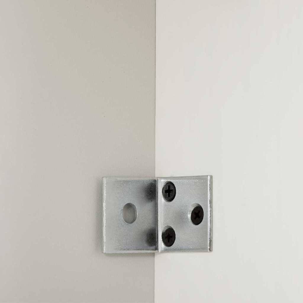 Ντουλάπα Πλυντηρίου με ράφι VIGO Λευκό και Αντίκα Λευκό