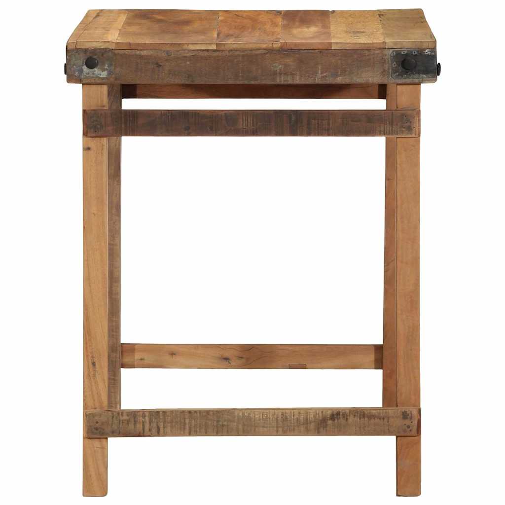 Τραπεζαρία Καφέ 60 x 55 x 76 εκ. Μασίφ ανακυκλωμένο ξύλο