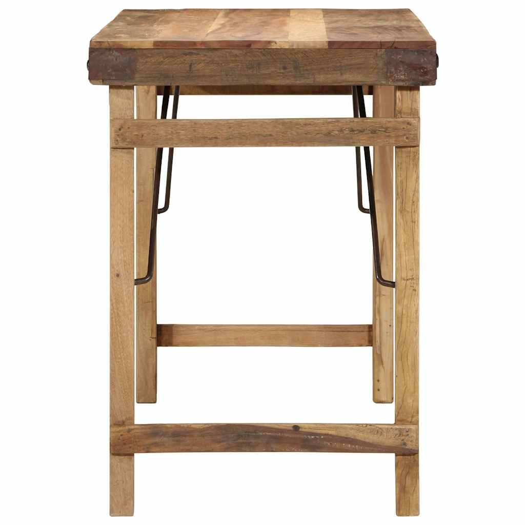 Τραπεζαρία Καφέ 110 x 55 x 76 cm Μασίφ ανακυκλωμένο ξύλο - Pakobazaar