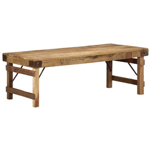 Τραπεζάκι σαλονιού Καφέ 110 x 55 x 40 cm Στερεό Ανακτηθέν Ξύλο