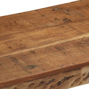 παγκάκι Φυσικό 110 x 35 x 46 cm Ανακτημένο Παλιό Ξύλο