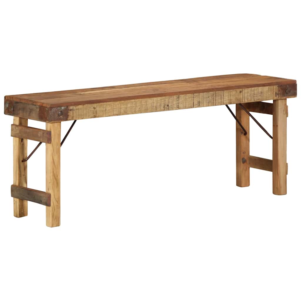 παγκάκι Φυσικό 110 x 35 x 46 cm Ανακτημένο Παλιό Ξύλο