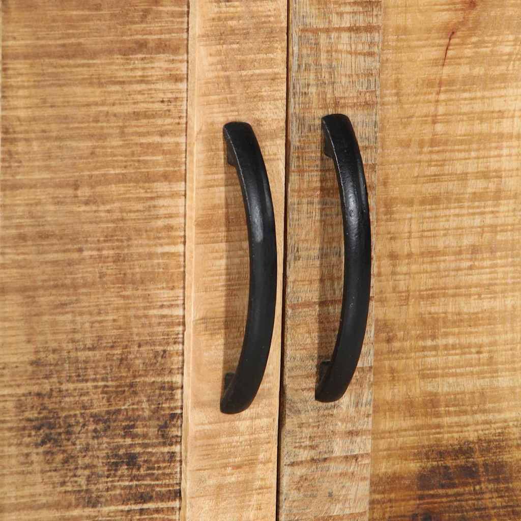 Πλαϊνό γραφείο Καφέ 55 x 35 x 70 cm ακατέργαστο ξύλο μάνγκο - Pakobazaar