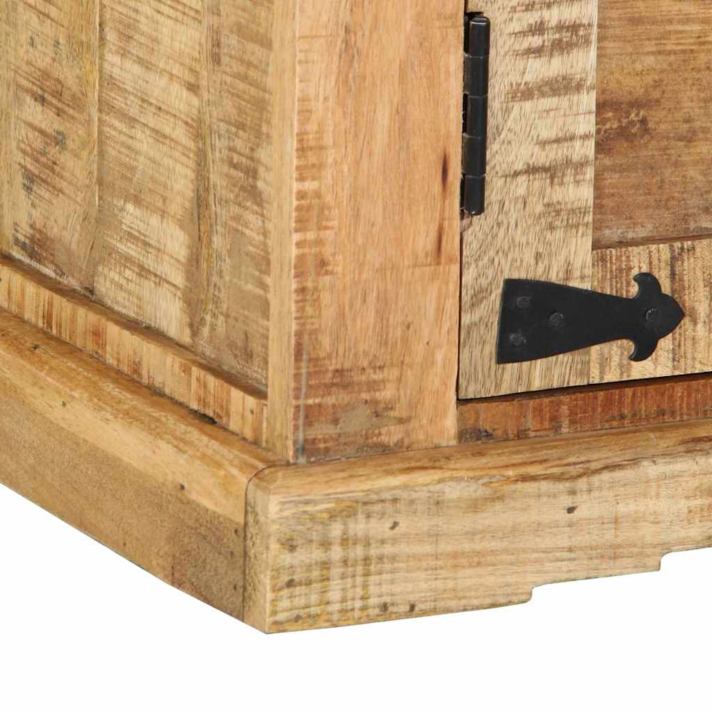 Πλαϊνό γραφείο Καφέ 55 x 35 x 70 cm ακατέργαστο ξύλο μάνγκο - Pakobazaar