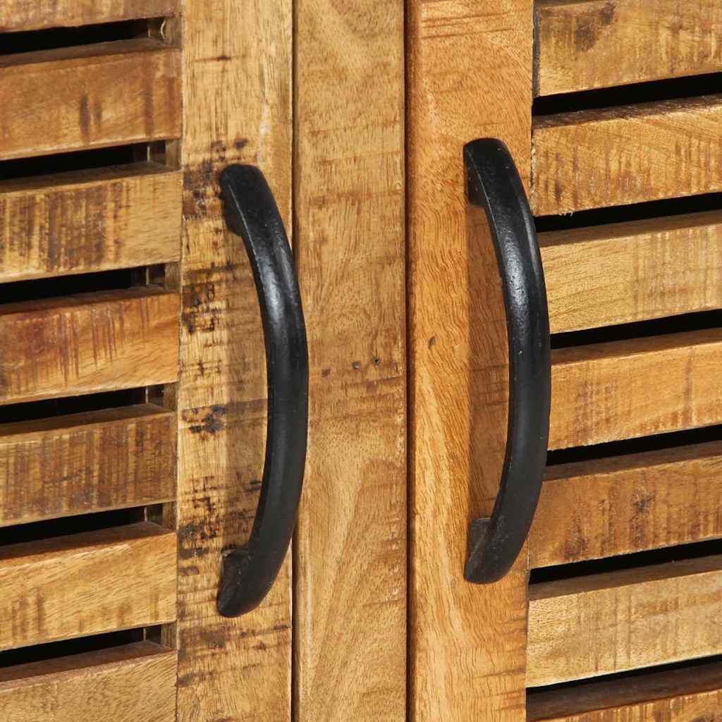Ντουλάπα Παπουτσιών Καφέ 110 x 38 x 45 cm Στερεό ξύλο μάνγκο