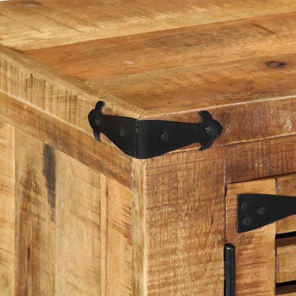 Ντουλάπα Παπουτσιών Καφέ 110 x 38 x 45 cm Στερεό ξύλο μάνγκο