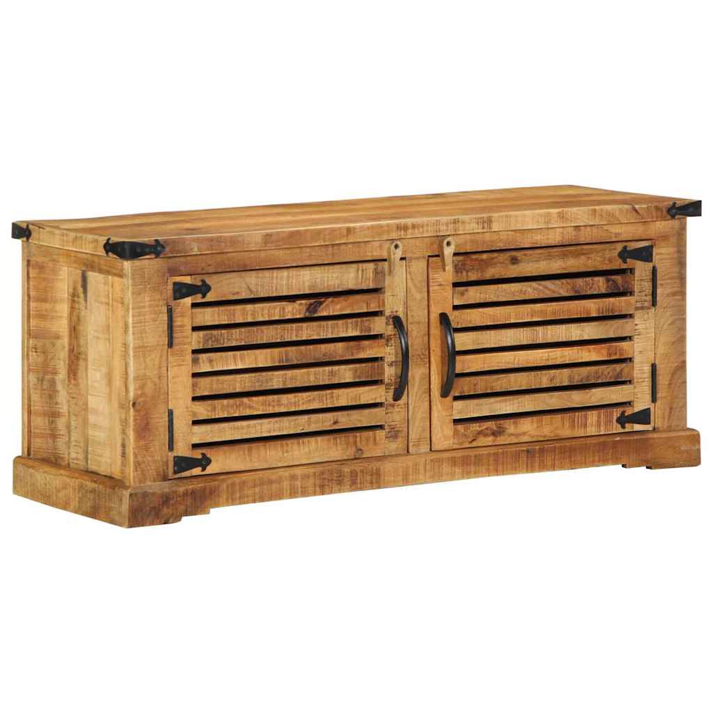 Ντουλάπα Παπουτσιών Καφέ 110 x 38 x 45 cm Στερεό ξύλο μάνγκο