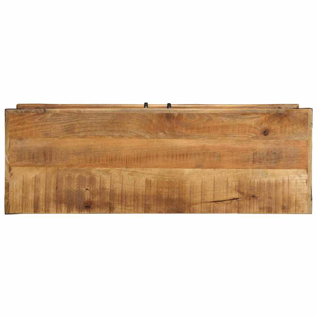 Ντουλάπα Παπουτσιών Καφέ 110 x 38 x 45 cm Στερεό ξύλο μάνγκο