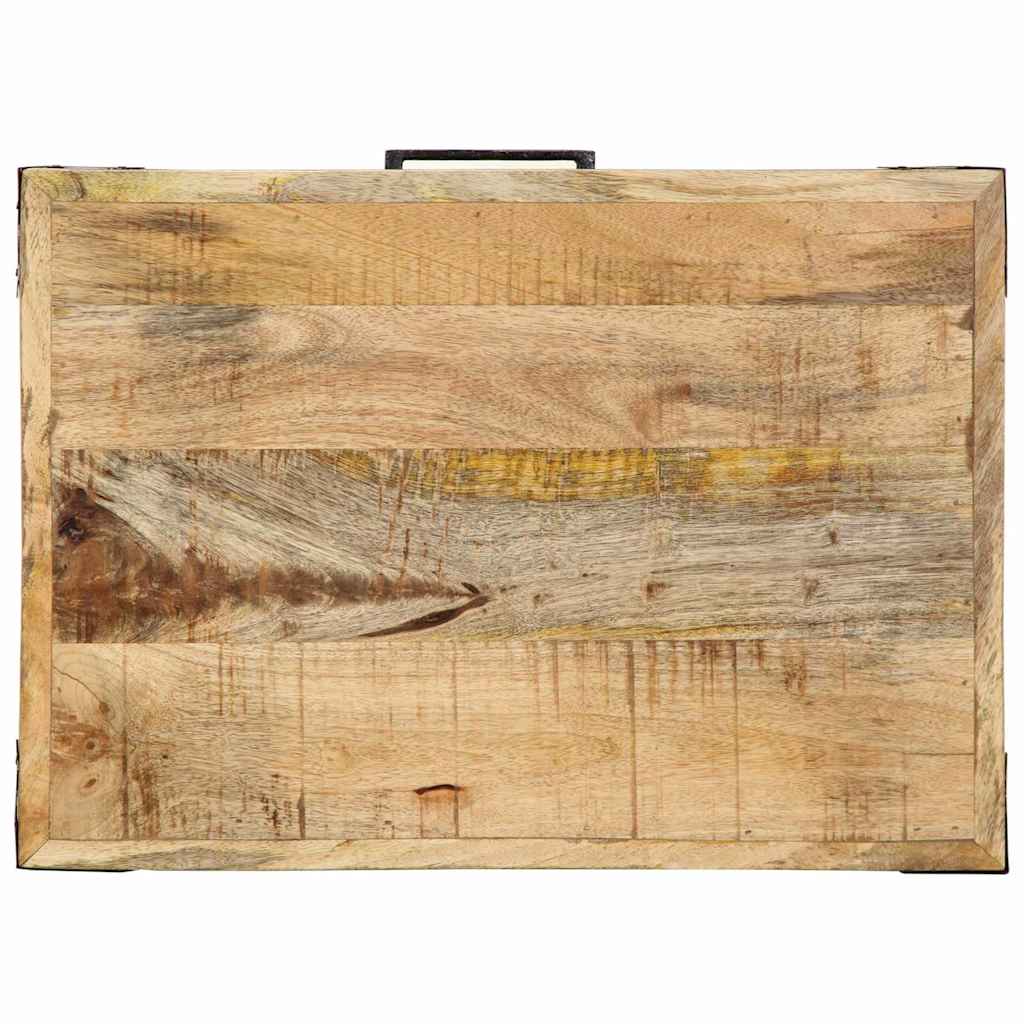 Καρότσι Κουζίνας Καφέ 55 x 40 x 80 εκ. Στερεό ξύλο μάνγκο - Pakobazaar