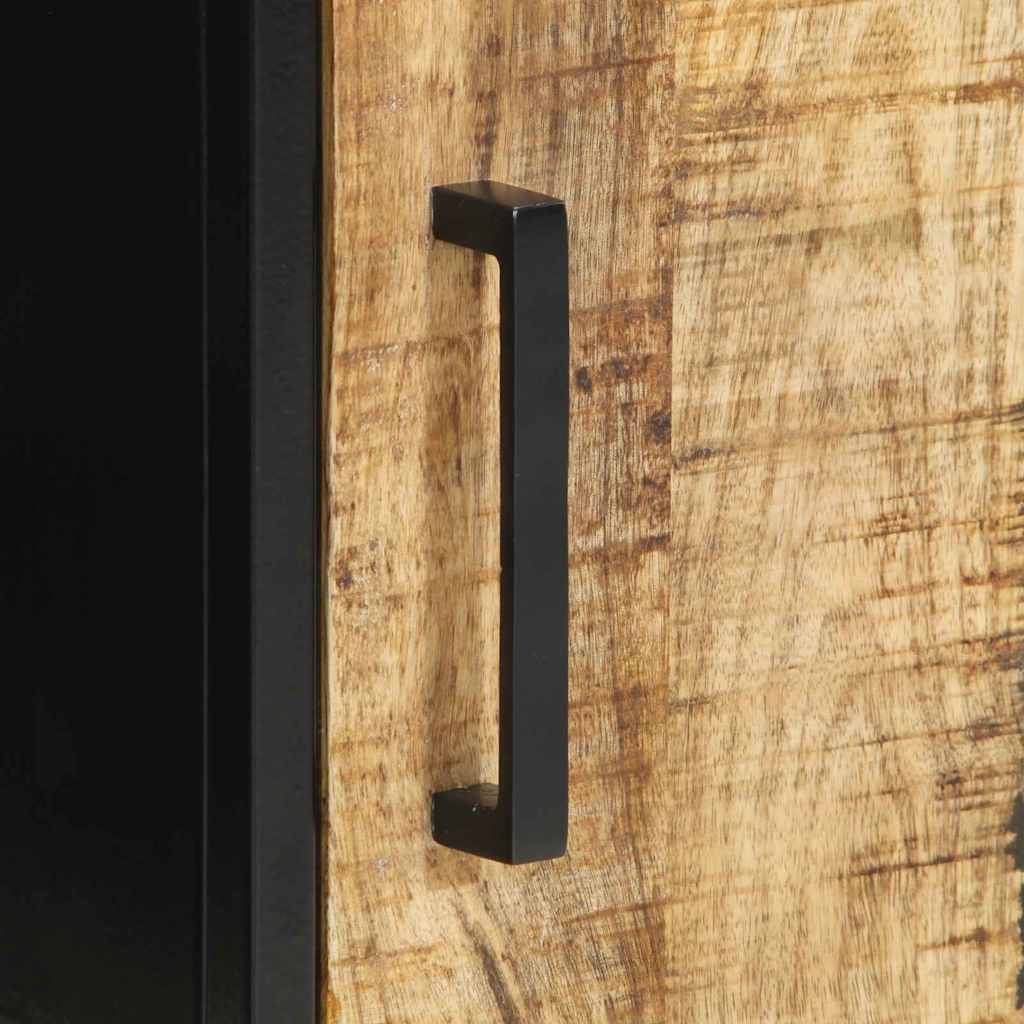 Κομοδίνο 2 pcs Καφέ και Μαύρο 30 x 30 x 40 cm