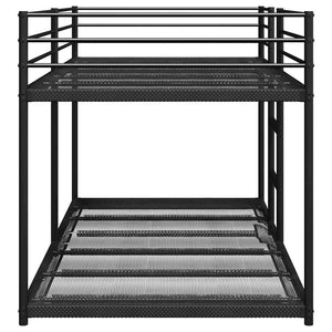 Κουκέτα χωρίς στρώμα Μαύρο 75x190 cm Ατσάλι - Pakobazaar
