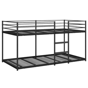 Κουκέτα χωρίς στρώμα Μαύρο 100x190 cm Ατσάλι