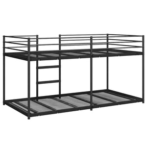 Κουκέτα χωρίς στρώμα Μαύρο 100x190 cm Ατσάλι