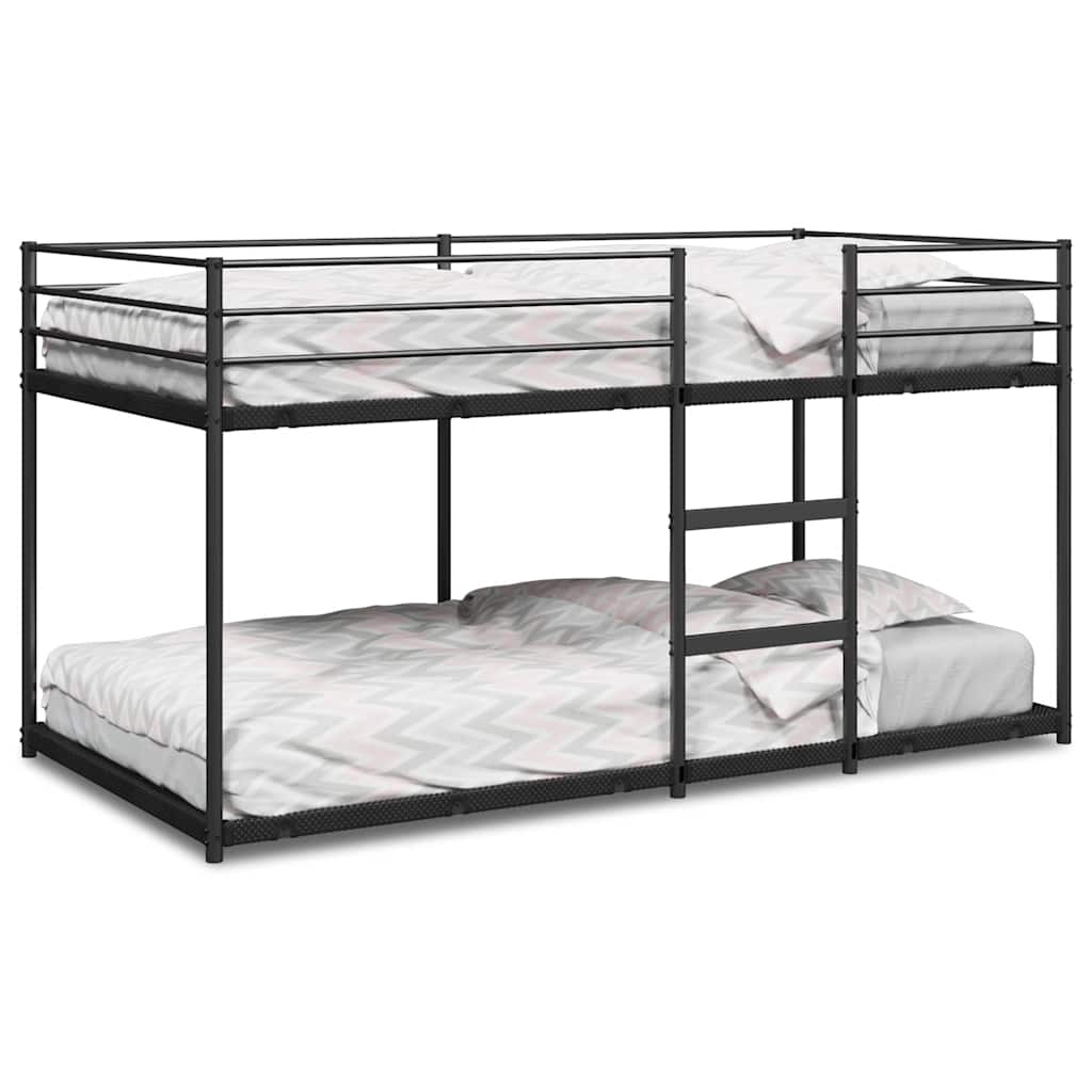 Κουκέτα χωρίς στρώμα Μαύρο 107x203 cm Ατσάλι - Pakobazaar