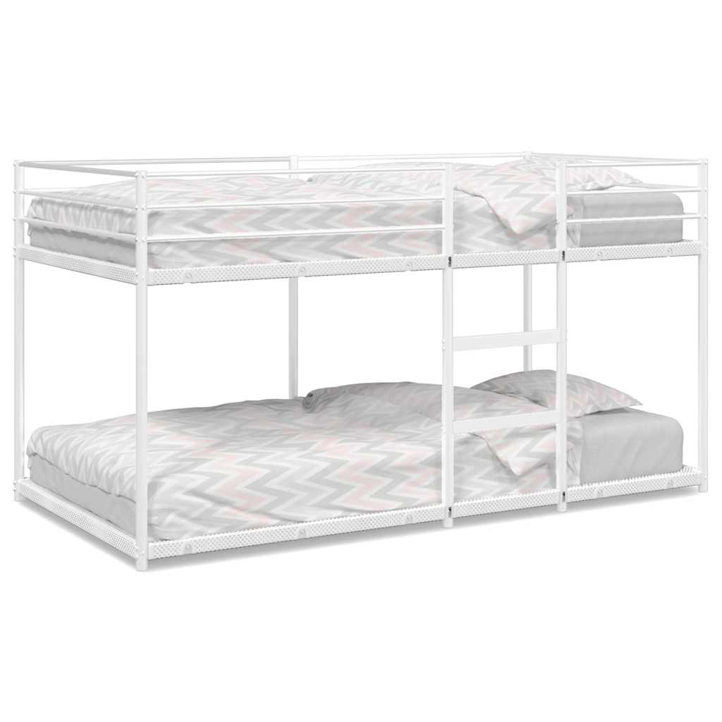 Κουκέτα χωρίς στρώμα Λευκό 75x190 cm Ατσάλι - Pakobazaar