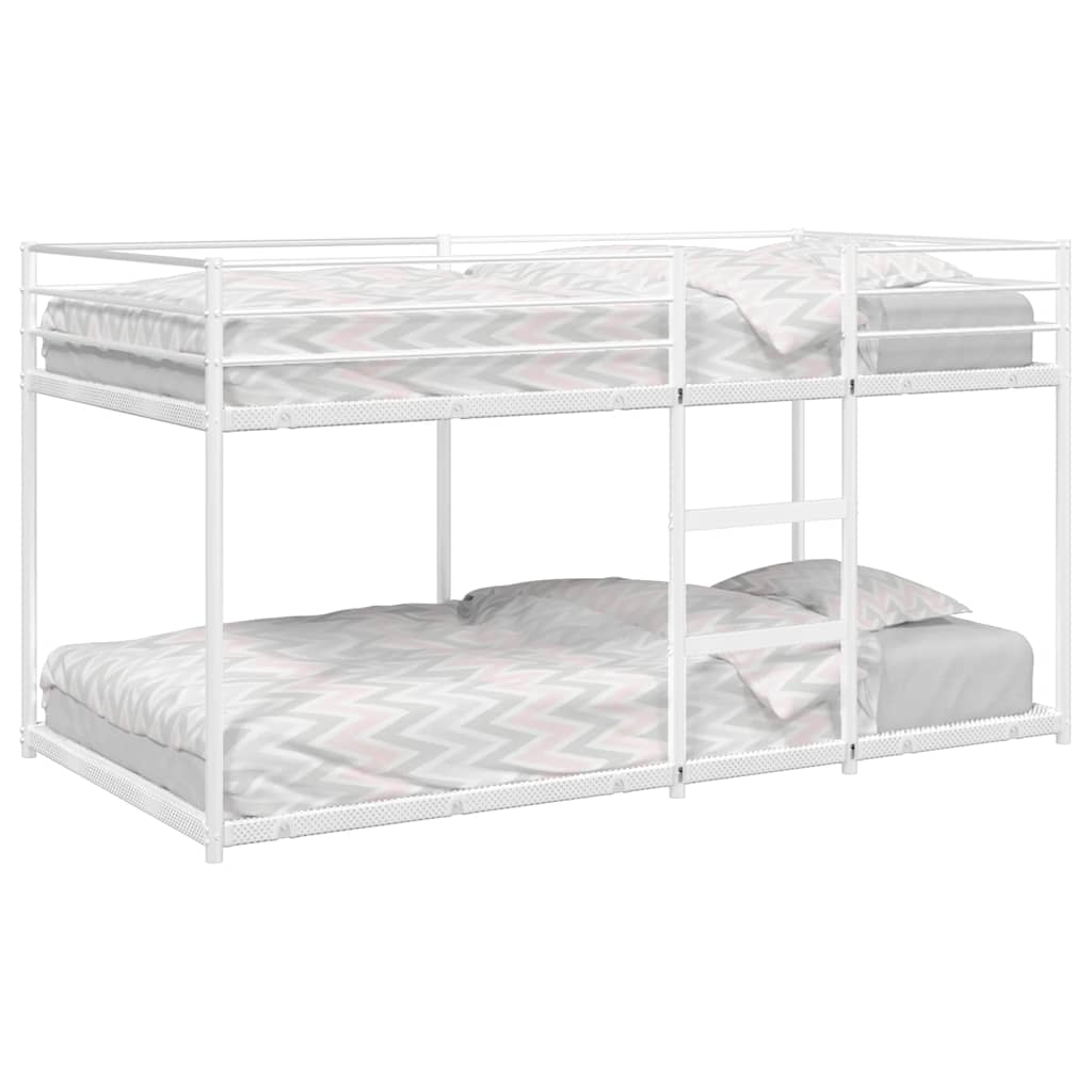 Κουκέτα χωρίς στρώμα Λευκό 75x190 cm Ατσάλι - Pakobazaar