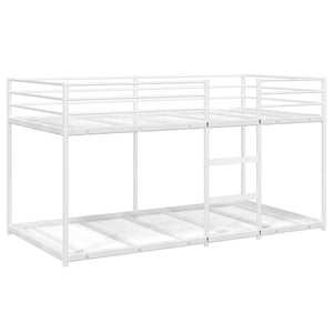 Κουκέτα χωρίς στρώμα Λευκό 90x200 cm Ατσάλι - Pakobazaar