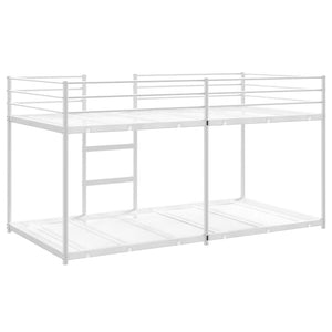 Κουκέτα χωρίς στρώμα Λευκό 90x200 cm Ατσάλι - Pakobazaar