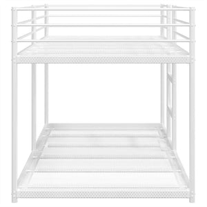 Κουκέτα χωρίς στρώμα Λευκό 100x190 cm Ατσάλι