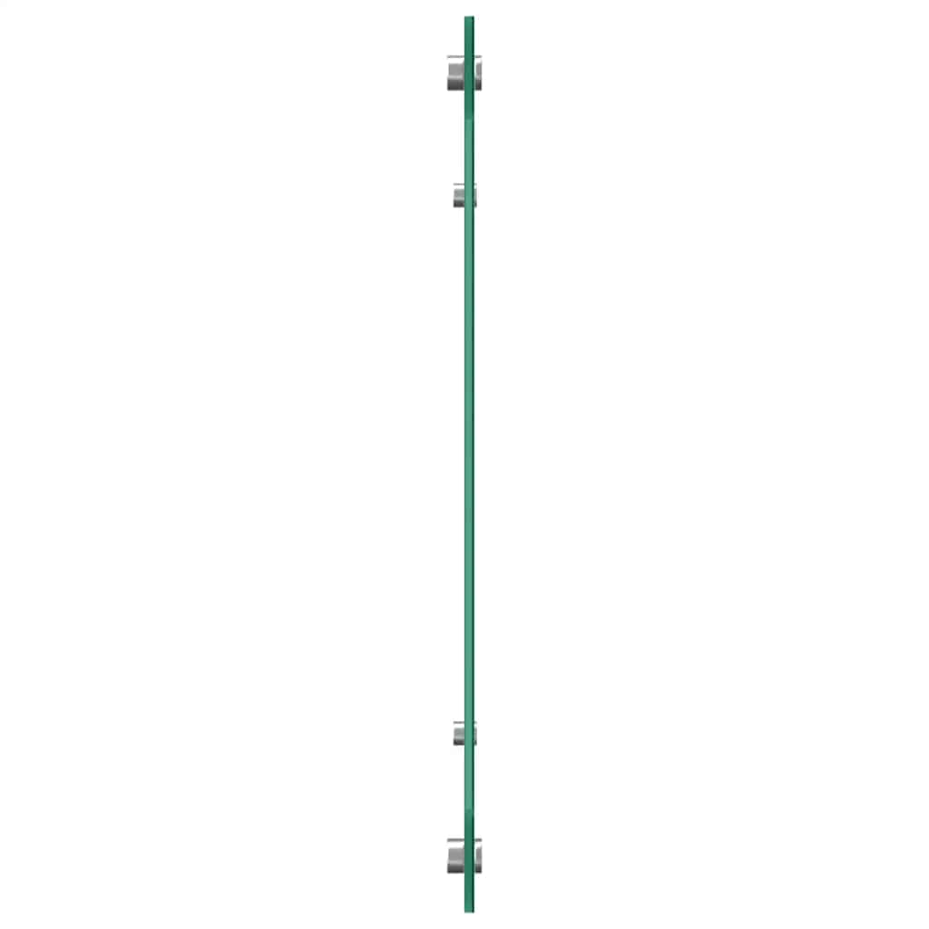 Πλάτες Κουζίνας 2 τεμ. Λευκές 80x50 εκ. από Ψημένο Γυαλί