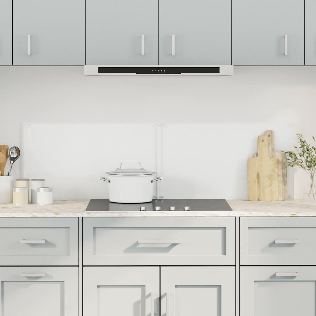 Πλάτες Κουζίνας 2 τεμ. Διαφανής 70 x 60 εκ. από Ψημένο Γυαλί