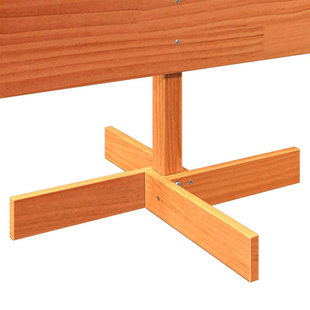 Ξύλινο χριστουγεννιάτικο δέντρο για διακόσμηση κερί καφέ 150εκ.