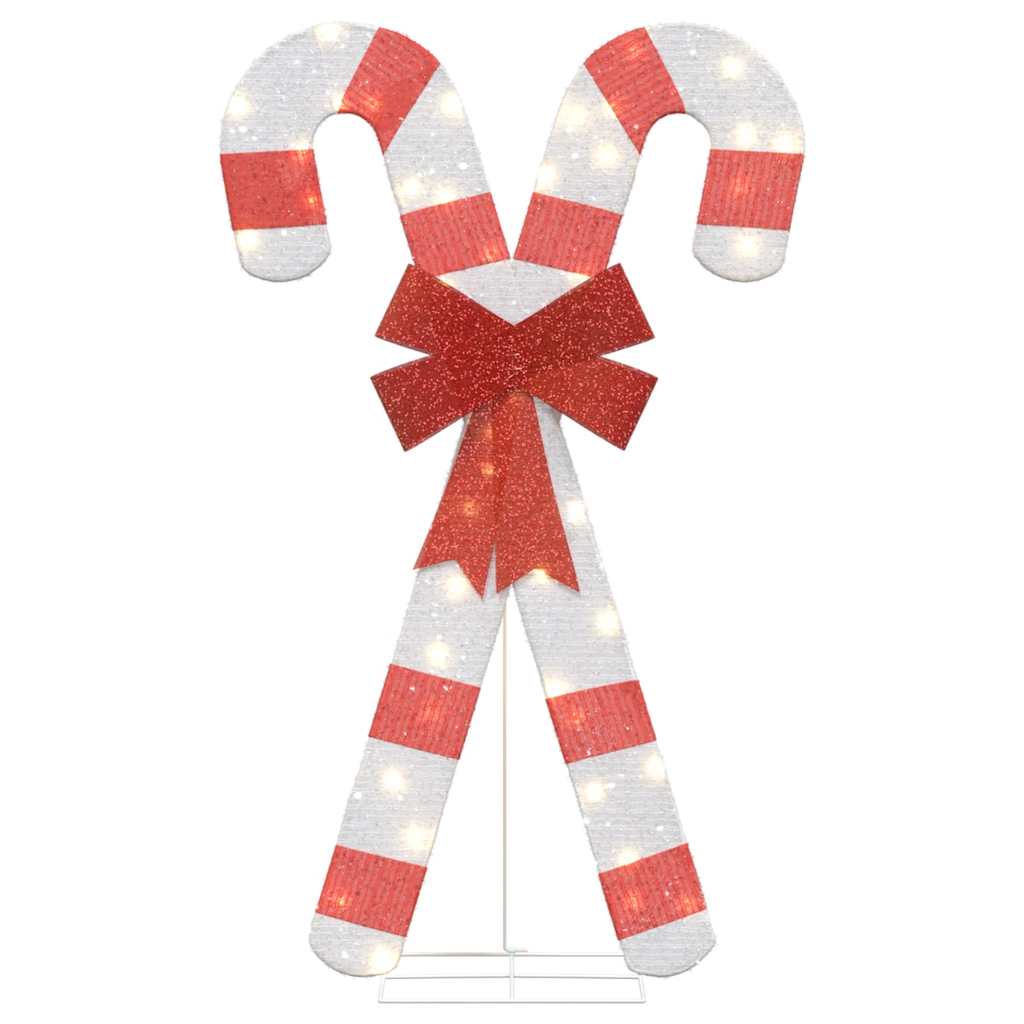 Χριστουγεννιάτικη Διακόσμηση Candy Cane 50 LED Ζεστό Λευκό